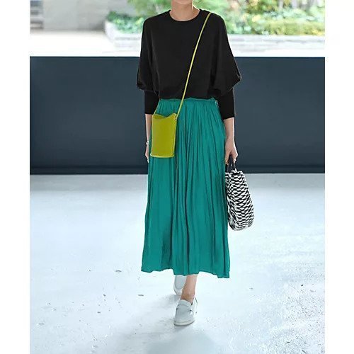 【スタイルデリ/STYLE DELI】の【Made in Japan】なめらかテンセル袖ギャザートップス 人気、トレンドファッション・服の通販 founy(ファニー) 　ファッション　Fashion　レディースファッション　Fashion for Women　トップス・カットソー　Cut & Sew Tops　インナー　Innerwear　エアリー　Airy Texture　カットソー　Cut and Sewn Top　ギャザー　Gathered, Ruffled　切替　Switching, Contrast Panel　サロペット　Overalls, Salopette　ストレート　Straight, Straight Cut　スリーブ　Sleeve, Long Sleeve / Short Sleeve　定番　Standard, Basic Item　なめらか　Smooth, Silky Texture　ポケット　Pocket, Pocket Detail　水着　Swimsuit, Swimwear　日本製　Made In Japan　夏　Summer　other-2|ID: prp329100004379503 ipo3291000000034078656