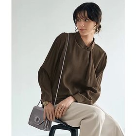 【スタイルデリ/STYLE DELI】の片寄せボウタイブラウス 人気、トレンドファッション・服の通販 founy(ファニー) ファッション Fashion レディースファッション WOMEN トップス・カットソー Tops/Tshirt シャツ/ブラウス Shirts/Blouses インナー Inner サロペット Overalls ジャケット Jacket デニム Denim 長袖 Long Sleeve |ID:prp329100004379504