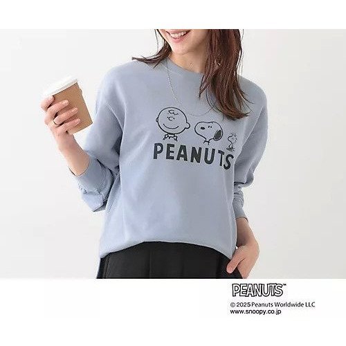 【シューラルー/SHOO LA RUE】の【PEANUTS】プリントスウェット インテリア・キッズ・メンズ・レディースファッション・服の通販 founy(ファニー) 　ファッション　Fashion　レディースファッション　WOMEN　トップス・カットソー　Tops/Tshirt　パーカ　Sweats　スウェット　Sweat　おすすめ　Recommend　キャラクター　Character　グラフィック　Graphic　スウェット　Sweat　スポーツ　Sports　スマート　Smart　デニム　Denim　フェミニン　Feminine　フレア　Flare　プリント　Print　ワイド　Wide　ワンポイント　One Point　人気　Popularity　今季　This Season　定番　Standard　ブルー|ID: prp329100004379507 ipo3291000000030603434