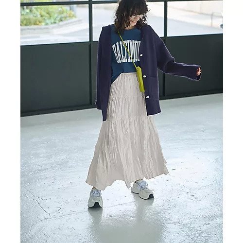 【スタイルデリ/STYLE DELI】のワッシャーシフォンティアードスカート インテリア・キッズ・メンズ・レディースファッション・服の通販 founy(ファニー) 　ファッション　Fashion　レディースファッション　WOMEN　スカート　Skirt　ティアードスカート　Tiered Skirts　春　Spring　カーディガン　Cardigan　ギャザー　Gather　切替　Switching　ジャケット　Jacket　スウェット　Sweat　スリット　Slit　タイツ　Tights　タンク　Tank　チェック　Check　ティアードスカート　Tiered Skirt　ドレープ　Drape　定番　Standard　フレア　Flare　ポケット　Pocket　リゾート　Resort　ループ　Loop　冬　Winter　S/S・春夏　Ss・Spring/Summer　夏　Summer　ビジネス 仕事 通勤　Business　アイボリー|ID: prp329100004379511 ipo3291000000030603459