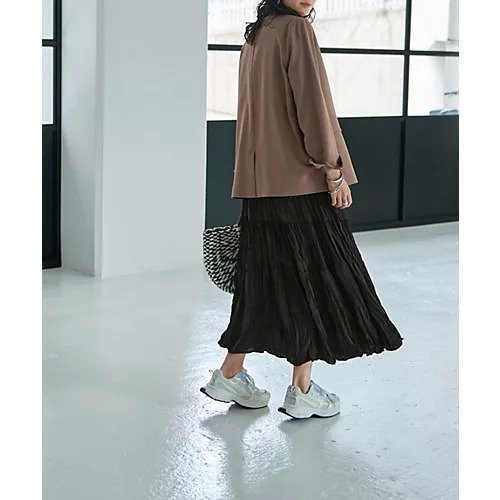 【スタイルデリ/STYLE DELI】のワッシャーシフォンティアードスカート 人気、トレンドファッション・服の通販 founy(ファニー) 　ファッション　Fashion　レディースファッション　Fashion for Women　スカート　Skirts　ティアードスカート　Tiered Skirts　春　Spring　カーディガン　Cardigan, Knitwear　ギャザー　Gathered, Ruffled　切替　Switching, Contrast Panel　ジャケット　Jacket, Outerwear　スウェット / スエット　Sweatshirt, Sweatwear　スリット　Slit, Slit Detail　タイツ　Tights, Legwear　タンク　Tank Top, Sleeveless Top　チェック　Check, Plaid, Tartan　ティアードスカート　Tiered Skirt, Flounced Skirt　ドレープ　Drape, Draping Fabric　定番　Standard, Basic Item　フレア　Flare, Flared　ポケット　Pocket, Pocket Detail　リゾート　Resort, Vacation Style　ループ　Loop, Loop Knit　冬　Winter / This Winter　S/S・春夏　SS, Spring/Summer, Warm Season　夏　Summer　ビジネス 仕事 通勤　Business / Work / Commuting　other-3|ID: prp329100004379511 ipo3291000000033474182
