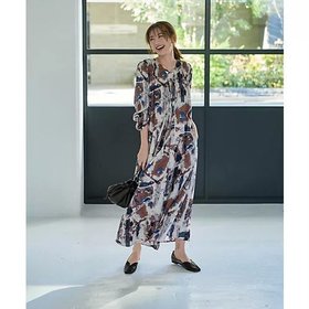 【スタイルデリ/STYLE DELI】 ダブルリボンアート柄ワンピース人気、トレンドファッション・服の通販 founy(ファニー) ファッション Fashion レディースファッション WOMEN ワンピース Dress インナー Inner オケージョン Occasion オレンジ Orange カーディガン Cardigan ギャザー Gather サテン Satin シンプル Simple ジャケット Jacket スニーカー Sneakers スリット Slit ダブル Double ハイネック High Neck パーカー Hoodie フロント Front ペチコート Petticoat ポケット Pocket 半袖 Short Sleeve ミックス Mix リボン Ribbon ループ Loop ロング Long 冬 Winter A/W・秋冬 Aw・Autumn/Winter・Fw・Fall-Winter |ID:prp329100004379520