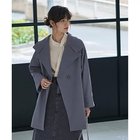 【スタイルデリ/STYLE DELI】のツイル生地2wayネックコート 人気、トレンドファッション・服の通販 founy(ファニー) ファッション Fashion レディースファッション WOMEN アウター Coat Outerwear コート Coats 春 Spring 切替 Switching 軽量 Lightweight サロペット Overalls シンプル Simple ジャージ Jersey スタンド Stand スリット Slit スーツ Suit ダブル Double ツイル Twill バランス Balance フロント Front ポケット Pocket マーブル Marble リアル Real ロング Long 夏 Summer thumbnail スモーキーブルー|ID: prp329100004379562 ipo3291000000030603790