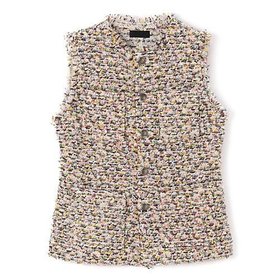 【コーヘン/Coohem】のKASURI MIX TWEED V/T 人気、トレンドファッション・服の通販 founy(ファニー) ファッション Fashion レディースファッション Ladies' Fashion Online ツイード Tweed ベスト Vest メタル Metal モダン Modern |ID:prp329100004380745
