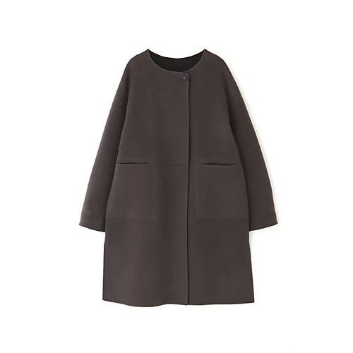 【ヒューマンウーマン/HUMAN WOMAN】のリバーコート 人気、トレンドファッション・服の通販 founy(ファニー) 　ファッション　Fashion　レディースファッション　WOMEN　アウター　Coat Outerwear　コート　Coats　おすすめ　Recommend　スタンダード　Standard　ボックス　Box　メルトン　Melton　リバーシブル　Reversible　エレガント 上品　Elegant　定番　Standard　other-2|ID: prp329100004380794 ipo3291000000031265196