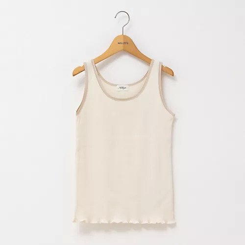 【ノーリーズ/NOLLEY'S】のテレコタンクトップ インテリア・キッズ・メンズ・レディースファッション・服の通販 founy(ファニー) 　ファッション　Fashion　レディースファッション　Fashion for Women　2025年　2025　2025春夏・S/S　Spring/Summer 2025 SS25　インナー　Innerwear　カーディガン　Cardigan, Knitwear　タンク　Tank Top, Sleeveless Top　テレコ　Ribbed, Rib Stitch　エレガント 上品　Elegant　ベージュ|ID: prp329100004381652 ipo3291000000031711358