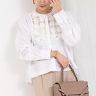 【ノーリーズ/NOLLEY'S】のフラワーモチーフブラウス ホワイト|ID: prp329100004381656 ipo3291000000031712559