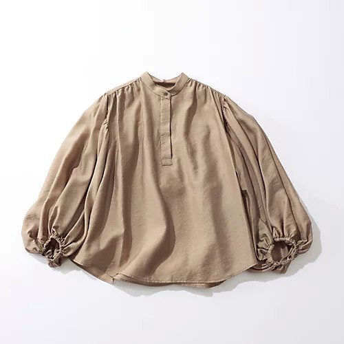 【スアデオ/suadeo】のバンドカラーシアーブラウス 人気、トレンドファッション・服の通販 founy(ファニー) 　ファッション　Fashion　レディースファッション　Fashion for Women　トップス・カットソー　Cut & Sew Tops　シャツ・ブラウス・オフィスカジュアル　Elegant Blouses & Button-Ups　インナー　Innerwear　ギャザー　Gathered, Ruffled　シアー　Sheer, See-Through　シンプル　Simple, Minimal　スリーブ　Sleeve, Long Sleeve / Short Sleeve　夏　Summer　春　Spring　S/S・春夏　SS, Spring/Summer, Warm Season　A/W・秋冬　Autumn/Winter　other-3|ID: prp329100004381658 ipo3291000000033966090