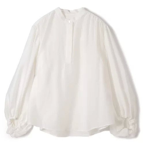 【スアデオ/suadeo】のバンドカラーシアーブラウス インテリア・キッズ・メンズ・レディースファッション・服の通販 founy(ファニー) https://founy.com/ ファッション Fashion レディースファッション Fashion for Women トップス・カットソー Cut & Sew Tops シャツ・ブラウス・オフィスカジュアル Elegant Blouses & Button-Ups インナー Innerwear ギャザー Gathered, Ruffled シアー Sheer, See-Through シンプル Simple, Minimal スリーブ Sleeve, Long Sleeve / Short Sleeve 夏 Summer 春 Spring S/S・春夏 SS, Spring/Summer, Warm Season A/W・秋冬 Autumn/Winter |ID: prp329100004381658 ipo3291000000036279520