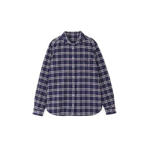【ヒューマンウーマン/HUMAN WOMAN】のコットン起毛チェックマリンカラーシャツ 人気、トレンドファッション・服の通販 founy(ファニー) 　ファッション　Fashion　レディースファッション　WOMEN　トップス・カットソー　Tops/Tshirt　シャツ/ブラウス　Shirts/Blouses　おすすめ　Recommend　インナー　Inner　カフス　Cuffs　チェック　Check　デニム　Denim　ドット　Dot　ポケット　Pocket　定番　Standard　A/W・秋冬　Aw・Autumn/Winter・Fw・Fall-Winter　other-3|ID: prp329100004381665 ipo3291000000031265026