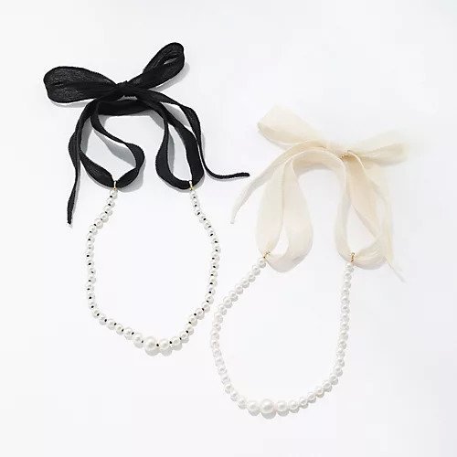 【ミズキ/MIZUKI】の14kt NECKLACE 10.5 adjustable graduated 人気、トレンドファッション・服の通販 founy(ファニー) 　ファッション　Fashion　レディースファッション　Fashion for Women　ジュエリー　Jewelry　ネックレス　Necklaces & Pendants　オケージョン　Occasion Wear　クラシック　Classic, Timeless Style　シルク　Silk, 100% Silk　ネックレス　Necklace, Pendant Necklace　パール　Pearl, Pearl Accent　リボン　Ribbon, Bow　other-3|ID: prp329100004381715 ipo3291000000032537222