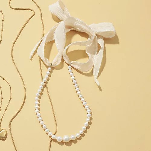 【ミズキ/MIZUKI】の14kt NECKLACE 10.5 adjustable graduated 人気、トレンドファッション・服の通販 founy(ファニー) 　ファッション　Fashion　レディースファッション　Fashion for Women　ジュエリー　Jewelry　ネックレス　Necklaces & Pendants　オケージョン　Occasion Wear　シルク　Silk, 100% Silk　ネックレス　Necklace, Pendant Necklace　パール　Pearl, Pearl Accent　リボン　Ribbon, Bow　other-2|ID: prp329100004381715 ipo3291000000034398524