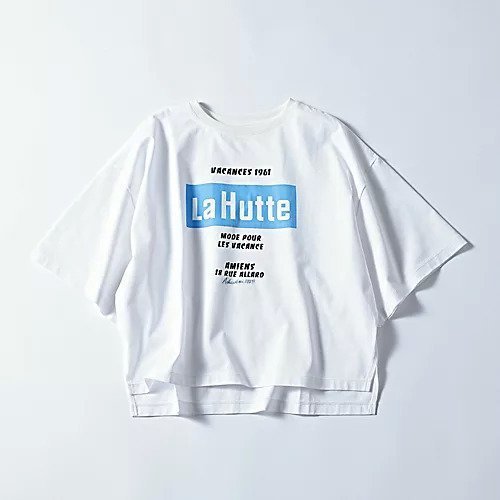 【スアデオ/suadeo】の【suadeo別注】La HutteワイドTシャツ 人気、トレンドファッション・服の通販 founy(ファニー) 　ファッション　Fashion　レディースファッション　Fashion for Women　トップス・カットソー　Cut & Sew Tops　シャツ・ブラウス・オフィスカジュアル　Elegant Blouses & Button-Ups　ロングTシャツ・Tシャツ　Longline T-Shirts & Tees　アウトドア　Outdoor Clothing　フランス　France, French　フレンチ　French, French Style　ボックス　Boxy, Box Shape　ワイド　Wide, Wide Fit　別注　Limited Edition, Custom Order　夏　Summer　春　Spring　S/S・春夏　SS, Spring/Summer, Warm Season　洗える　Machine Washable　other-3|ID: prp329100004383161 ipo3291000000033263057