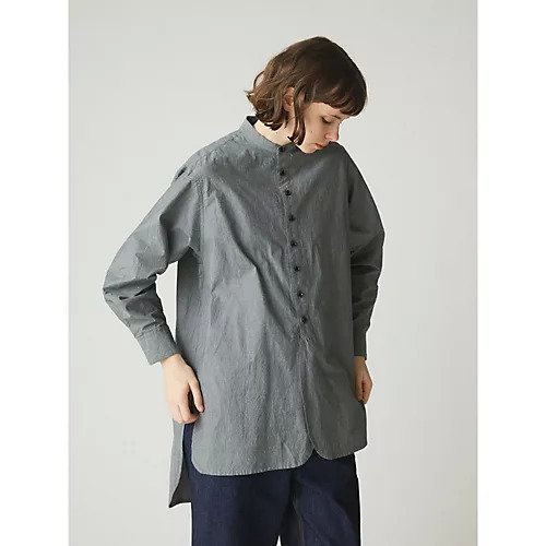 【ミディウミ/MidiUmi】のワイドロングシャツ 人気、トレンドファッション・服の通販 founy(ファニー) 　ファッション　Fashion　レディースファッション　WOMEN　トップス・カットソー　Tops/Tshirt　シャツ/ブラウス　Shirts/Blouses　スリット　Slit　ドレス　Dress　フレア　Flare　フロント　Front　other-3|ID: prp329100004383162 ipo3291000000031264834