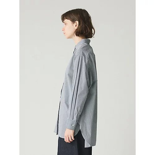 【ミディウミ/MidiUmi】のパターンワイドロングシャツ 人気、トレンドファッション・服の通販 founy(ファニー) 　ファッション　Fashion　レディースファッション　WOMEN　トップス・カットソー　Tops/Tshirt　シャツ/ブラウス　Shirts/Blouses　イエロー　Yellow　ギンガム　Gingham　ショート　Short　ストライプ　Stripe　タイプライター　Typewriter　チェック　Check　チュニック　Tunic　ベスト　Vest　ベーシック　Basic　ボトム　Bottom　ロング　Long　春　Spring　other-3|ID: prp329100004383164 ipo3291000000031264843