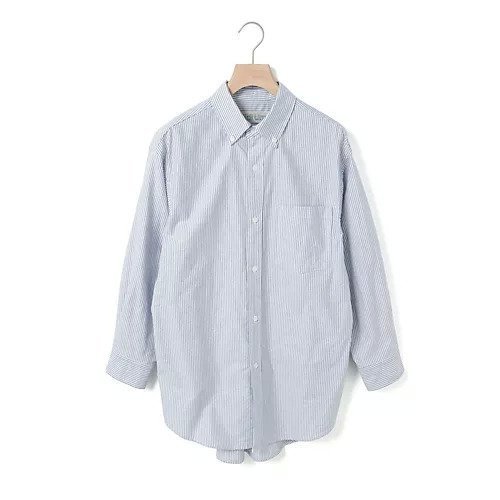 【ミディウミ/MidiUmi】のボタンダウンシャツ インテリア・キッズ・メンズ・レディースファッション・服の通販 founy(ファニー) 　ファッション　Fashion　レディースファッション　WOMEN　トップス・カットソー　Tops/Tshirt　シャツ/ブラウス　Shirts/Blouses　春　Spring　ネイビー|ID: prp329100004383165 ipo3291000000030637106