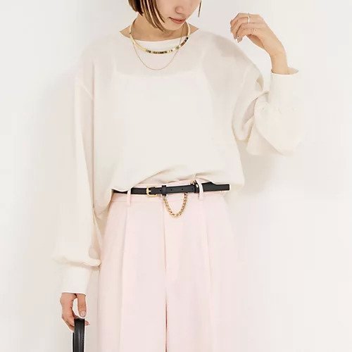 【ノーリーズソフィー/NOLLEY'S sophi】のSYジョーゼットTブラウス インテリア・キッズ・メンズ・レディースファッション・服の通販 founy(ファニー) 　ファッション　Fashion　レディースファッション　WOMEN　トップス・カットソー　Tops/Tshirt　シャツ/ブラウス　Shirts/Blouses　2025年　2025　2025春夏・S/S　Ss,Spring/Summer,2025　シンプル　Simple　ジョーゼット　Georgette　ストレッチ　Stretch　ビジネス 仕事 通勤　Business　オフホワイト|ID: prp329100004383168 ipo3291000000031712339