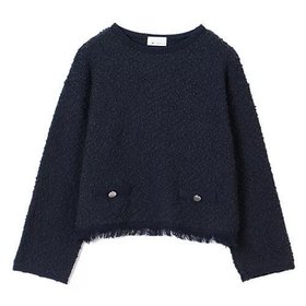 【エムセブンデイズ フォー プチ/M7days for petit】のサマーツイード調ニットプルオーバー 人気、トレンドファッション・服の通販 founy(ファニー) ファッション Fashion レディースファッション Fashion for Women トップス・カットソー Cut & Sew Tops ニット Knit Tops & Sweaters カジュアルプルオーバー・ニットトップス Pullovers & Knit Tops / Casual Pullovers カーディガン Cardigan, Knitwear サマー Summer, Summer Style ジャケット Jacket, Outerwear セレモニー Ceremony ツイード Twill, Twill Weave エレガント 上品 Elegant 今季 This Season, Current Season |ID:prp329100004383178