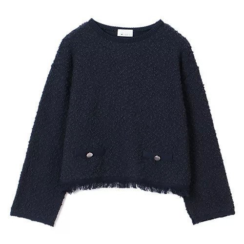 【エムセブンデイズ フォー プチ/M7days for petit】のサマーツイード調ニットプルオーバー インテリア・キッズ・メンズ・レディースファッション・服の通販 founy(ファニー) https://founy.com/ ファッション Fashion レディースファッション Fashion for Women トップス・カットソー Cut & Sew Tops ニット Knit Tops & Sweaters カジュアルプルオーバー・ニットトップス Pullovers & Knit Tops / Casual Pullovers カーディガン Cardigan, Knitwear サマー Summer, Summer Style ジャケット Jacket, Outerwear セレモニー Ceremony ツイード Twill, Twill Weave エレガント 上品 Elegant 今季 This Season, Current Season |ID: prp329100004383178 ipo3291000000035903208