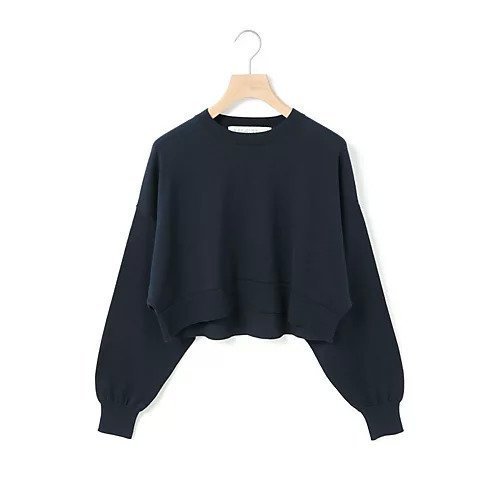 【ミディウミ/MidiUmi】のショートニットプルオーバー インテリア・キッズ・メンズ・レディースファッション・服の通販 founy(ファニー) 　ファッション　Fashion　レディースファッション　WOMEN　トップス・カットソー　Tops/Tshirt　ニット　Knit Tops　プルオーバー　Pullover　ベーシック　Basic　春　Spring　ネイビー|ID: prp329100004383188 ipo3291000000030637212
