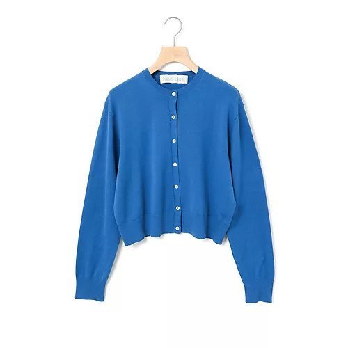 【ミディウミ/MidiUmi】のショートニットカーディガン インテリア・キッズ・メンズ・レディースファッション・服の通販 founy(ファニー) 　ファッション　Fashion　レディースファッション　WOMEN　トップス・カットソー　Tops/Tshirt　ニット　Knit Tops　カーディガン　Cardigans　カーディガン　Cardigan　コンパクト　Compact　ベスト　Vest　ベーシック　Basic　リボン　Ribbon　春　Spring　ライトブルー|ID: prp329100004383197 ipo3291000000030637258