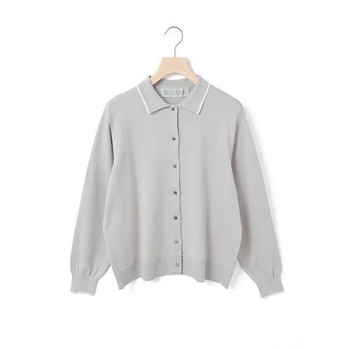 【ミディウミ/MidiUmi】のポロニットカーディガン インテリア・キッズ・メンズ・レディースファッション・服の通販 founy(ファニー) https://founy.com/ ファッション Fashion レディースファッション WOMEN トップス・カットソー Tops/Tshirt ニット Knit Tops カーディガン Cardigans ベーシック Basic 春 Spring |ID: prp329100004383198 ipo3291000000030637261