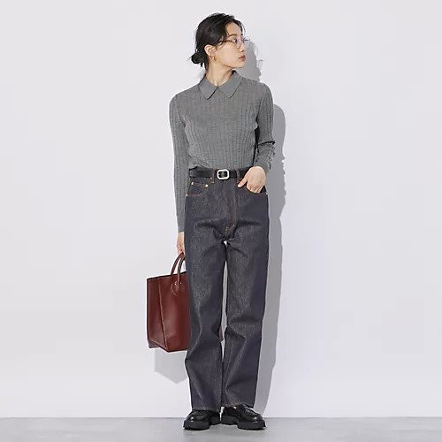 【スローン/SLOANE】の18Gワイドリブ ウール シルク スキッパー 人気、トレンドファッション・服の通販 founy(ファニー) 　ファッション　Fashion　レディースファッション　WOMEN　シルク　Silk　スキッパー　Skipper　フィット　Fit　ワイドリブ　Wide Rib　other-3|ID: prp329100004383199 ipo3291000000031715050