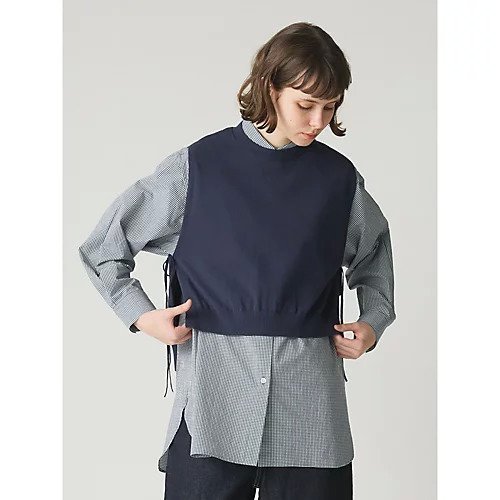 【ミディウミ/MidiUmi】のサイドリボンショートベスト 人気、トレンドファッション・服の通販 founy(ファニー) 　ファッション　Fashion　レディースファッション　WOMEN　アウター　Coat Outerwear　トップス・カットソー　Tops/Tshirt　ベスト/ジレ　Gilets/Vests　ショート　Short　リボン　Ribbon　春　Spring　other-2|ID: prp329100004383202 ipo3291000000031264884
