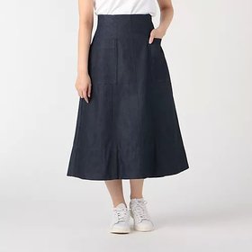 【トゥエルブクローゼット/12closet】 【洗える】Aライン デニムフレアスカート人気、トレンドファッション・服の通販 founy(ファニー) ファッション Fashion レディースファッション WOMEN スカート Skirt Aライン/フレアスカート Flared A-Line Skirts 10月号 October Issue コンパクト Compact デニム Denim 洗える Washable |ID:prp329100004383206