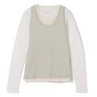 【スアデオ/suadeo】のレイヤードタンク&ロンT3点セット セットA(オフ×ベージュ×カーキグレー)|ID: prp329100004385134 ipo3291000000035299359