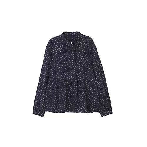 【ヒューマンウーマン/HUMAN WOMAN】のデシンドットプリントボウタイプルオーバー 人気、トレンドファッション・服の通販 founy(ファニー) 　ファッション　Fashion　レディースファッション　WOMEN　トップス・カットソー　Tops/Tshirt　プルオーバー　Pullover　おすすめ　Recommend　ギャザー　Gather　スタンダード　Standard　スリーブ　Sleeve　ドット　Dot　プリント　Print　ヘリンボン　Herringbone　ボックス　Box　ボトム　Bottom　モノトーン　Monotone　ループ　Loop　手描き　Hand Drawn　other-3|ID: prp329100004385141 ipo3291000000031264784