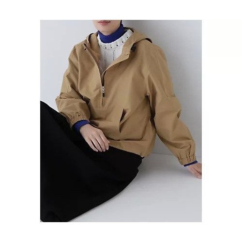 【ヒューマンウーマン/HUMAN WOMAN】のアノラックパーカー インテリア・キッズ・メンズ・レディースファッション・服の通販 founy(ファニー) 　ファッション　Fashion　レディースファッション　Fashion for Women　トップス・カットソー　Cut & Sew Tops　レディースパーカー・カジュアルフーディー　Casual Hoodies & Sweatshirts　おすすめ　Recommended / Our Picks　アウトドア　Outdoor Clothing　インナー　Innerwear　スタンダード　Standard, Basic　スタンド　Stand Collar, Upright Stand　ストレート　Straight, Straight Cut　ツイル　Twist, Twisted Detail　パーカー　Hoodie, Parka　ブラウジング　Blouson Silhouette, Cinched Waist　ベージュ|ID: prp329100004385165 ipo3291000000034921415