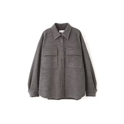 【ヒューマンウーマン/HUMAN WOMAN】のメルトンジャージーCPOシャツ 人気、トレンドファッション・服の通販 founy(ファニー) 　ファッション　Fashion　レディースファッション　WOMEN　トップス・カットソー　Tops/Tshirt　シャツ/ブラウス　Shirts/Blouses　おすすめ　Recommend　ウォーム　Worm　ジャージ　Jersey　ジャージー　Jersey　デニム　Denim　メルトン　Melton　羽織　Haori　other-2|ID: prp329100004386484 ipo3291000000031261530