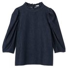 【オブラダ/Oblada】のDENIM SHIRRING BLOUSE 人気、トレンドファッション・服の通販 founy(ファニー) ファッション Fashion レディースファッション WOMEN スリーブ Sleeve デニム Denim フリル Frills 洗える Washable thumbnail BLUE|ID: prp329100004387780 ipo3291000000030672073