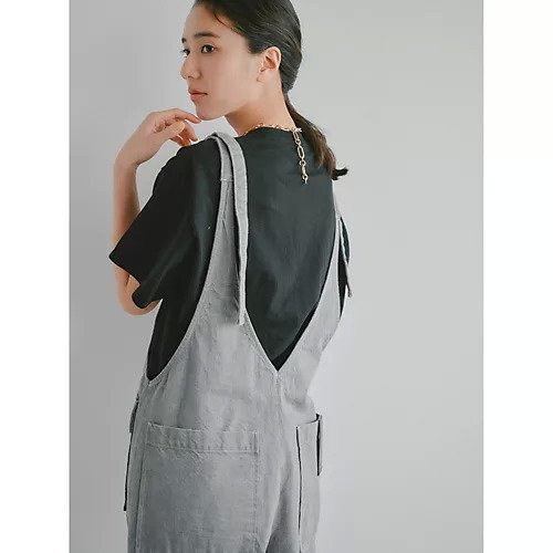 【リヴィントーン/LIVINGTONE】のTHIERRY - Deep v salopette 人気、トレンドファッション・服の通販 founy(ファニー) 　ファッション　Fashion　レディースファッション　Fashion for Women　ワンピース　Dresses　サロペット&オールインワン　Dungarees & Jumpsuit Styles　サロペット　Overalls, Salopette　ドレス　Dress, One-Piece　ポケット　Pocket, Pocket Detail　洗える　Machine Washable　other-3|ID: prp329100004387788 ipo3291000000032618233