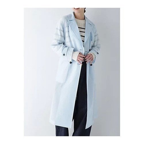 【ヒューマンウーマン/HUMAN WOMAN】のコットンナイロンシアートレンチコート インテリア・キッズ・メンズ・レディースファッション・服の通販 founy(ファニー) https://founy.com/ ファッション Fashion レディースファッション WOMEN アウター Coat Outerwear コート Coats トレンチコート Trench Coats おすすめ Recommend シアー Sheer シンプル Simple スタンダード Standard トレンド Trend フレンチ French ベーシック Basic ボーダー Border |ID: prp329100004387795 ipo3291000000030672178
