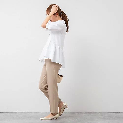 【ノーリーズソフィー/NOLLEY'S sophi】のペプラムシャツブラウス 人気、トレンドファッション・服の通販 founy(ファニー) 　ファッション　Fashion　レディースファッション　WOMEN　トップス・カットソー　Tops/Tshirt　シャツ/ブラウス　Shirts/Blouses　2025年　2025　2025春夏・S/S　Ss,Spring/Summer,2025　スリーブ　Sleeve　デニム　Denim　ペプラム　Peplum　ワイド　Wide　エレガント 上品　Elegant　ビジネス 仕事 通勤　Business　other-3|ID: prp329100004391986 ipo3291000000031712308