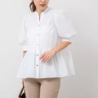 【ノーリーズソフィー/NOLLEY'S sophi】のペプラムシャツブラウス 人気、トレンドファッション・服の通販 founy(ファニー) ファッション Fashion レディースファッション Ladies' Fashion Online トップス・カットソー Tops/Tshirt シャツ/ブラウス Shirts/Blouses 2025年 2025 2025春夏・S/S Ss,Spring/Summer,2025 スリーブ Sleeve デニム Denim ペプラム Peplum ワイド Wide エレガント 上品 Elegant ビジネス 仕事 通勤 Business thumbnail ホワイト|ID: prp329100004391986 ipo3291000000032685147