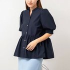 【ノーリーズソフィー/NOLLEY'S sophi】のペプラムシャツブラウス 人気、トレンドファッション・服の通販 founy(ファニー) ファッション Fashion レディースファッション Ladies' Fashion Online トップス・カットソー Tops/Tshirt シャツ/ブラウス Shirts/Blouses 2025年 2025 2025春夏・S/S Ss,Spring/Summer,2025 スリーブ Sleeve デニム Denim ペプラム Peplum ワイド Wide エレガント 上品 Elegant ビジネス 仕事 通勤 Business thumbnail ネイビー|ID: prp329100004391986 ipo3291000000032685148