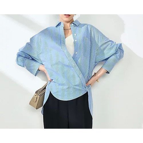 【ノーリーズソフィー/NOLLEY'S sophi】の3WAYエアリーストライプシャツ インテリア・キッズ・メンズ・レディースファッション・服の通販 founy(ファニー) https://founy.com/ ファッション Fashion レディースファッション WOMEN トップス・カットソー Tops/Tshirt シャツ/ブラウス Shirts/Blouses 2025年 2025 2025春夏・S/S Ss,Spring/Summer,2025 カシュクール Cachecoeur 夏 Summer |ID: prp329100004391993 ipo3291000000030707360