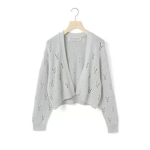 【ミディウミ/MidiUmi】のオープンワークニットカーディガン インテリア・キッズ・メンズ・レディースファッション・服の通販 founy(ファニー) https://founy.com/ ファッション Fashion レディースファッション WOMEN トップス・カットソー Tops/Tshirt ニット Knit Tops カーディガン Cardigans ハンド Hand フロント Front メッシュ Mesh |ID: prp329100004392032 ipo3291000000030707613