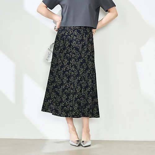 【ノーリーズソフィー/NOLLEY'S sophi】のミモザプリントフレアスカート インテリア・キッズ・メンズ・レディースファッション・服の通販 founy(ファニー) https://founy.com/ ファッション Fashion レディースファッション WOMEN スカート Skirt Aライン/フレアスカート Flared A-Line Skirts 2025年 2025 2025春夏・S/S Ss,Spring/Summer,2025 おすすめ Recommend シンプル Simple ジャケット Jacket フレア Flare |ID: prp329100004392069 ipo3291000000030708003