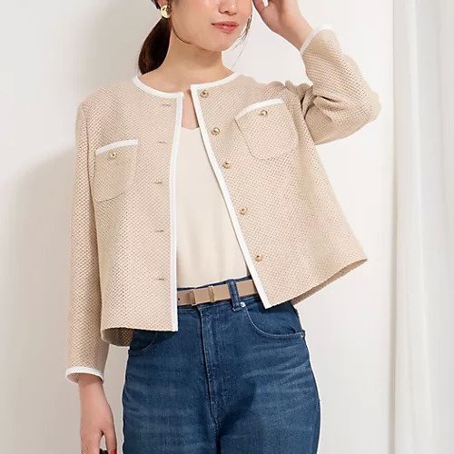 【ノーリーズソフィー/NOLLEY'S sophi】のウォッシャブルラッセルカーデジャケット インテリア・キッズ・メンズ・レディースファッション・服の通販 founy(ファニー) https://founy.com/ ファッション Fashion レディースファッション WOMEN アウター Coat Outerwear ジャケット Jackets 2025年 2025 2025春夏・S/S Ss,Spring/Summer,2025 オケージョン Occasion カーディガン Cardigan コンパクト Compact ジャケット Jacket ボトム Bottom エレガント 上品 Elegant 人気 Popularity 定番 Standard ビジネス 仕事 通勤 Business |ID: prp329100004392574 ipo3291000000031987161