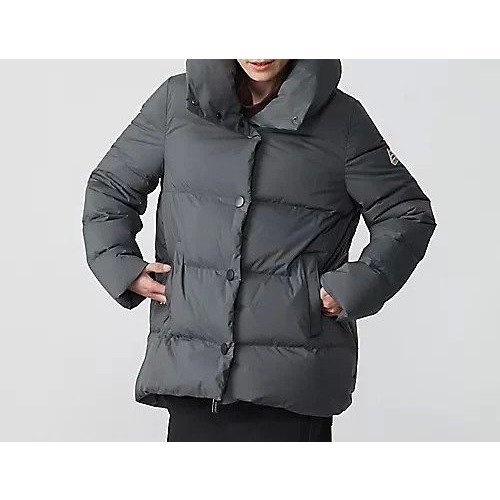 【ピレネックス/PYRENEX】の【HPS別注】ELAURA 2(エローラ)ダウンジャケット インテリア・キッズ・メンズ・レディースファッション・服の通販 founy(ファニー) 　ファッション　Fashion　レディースファッション　Fashion for Women　アウター　Coat / Outerwear Collection　レディースジャケット・軽アウター　Jackets　ジャケット　Jacket, Outerwear　ダウン　Down, Puffer　ドット　Polka Dot, Dot Pattern　ドロップ　Drop Shoulder, Dropped Style　フロント　Front, Front Design　マフラー　Scarf, Muffler　ミドル　Middle Length, Mid Height　ラウンド　Round, Round Neck　リラックス　Relax, Relaxed Fit　別注　Limited Edition, Custom Order　ダークシャドー|ID: prp329100004392623 ipo3291000000030712715