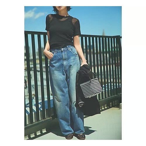 【ジェーンスミス/JANE SMITH】のSHORT SLEEVE WITH TANK LAYERED PULLOVER 人気、トレンドファッション・服の通販 founy(ファニー) 　ファッション　Fashion　レディースファッション　WOMEN　トップス・カットソー　Tops/Tshirt　プルオーバー　Pullover　コンパクト　Compact　ショート　Short　タンク　Tank　バランス　Balance　パッチ　Patch　ボトム　Bottom　メッシュ　Mesh　洗える　Washable　other-2|ID: prp329100004393766 ipo3291000000032001322