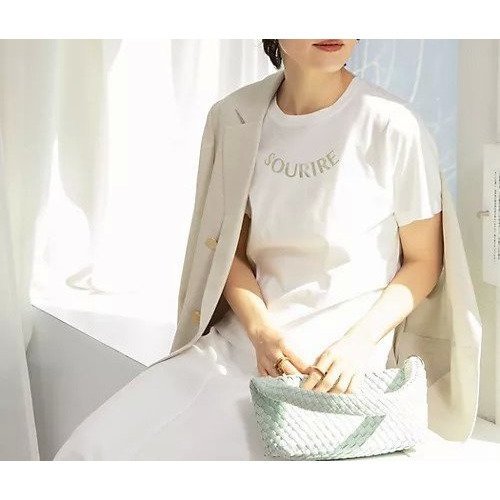 【ノーリーズソフィー/NOLLEY'S sophi】のオーガニックコットンロゴT 人気、トレンドファッション・服の通販 founy(ファニー) 　ファッション　Fashion　レディースファッション　WOMEN　2025年　2025　2025春夏・S/S　Ss,Spring/Summer,2025　おすすめ　Recommend　インナー　Inner　ジャケット　Jacket　夏　Summer　春　Spring　S/S・春夏　Ss・Spring/Summer　other-2|ID: prp329100004393768 ipo3291000000031711492