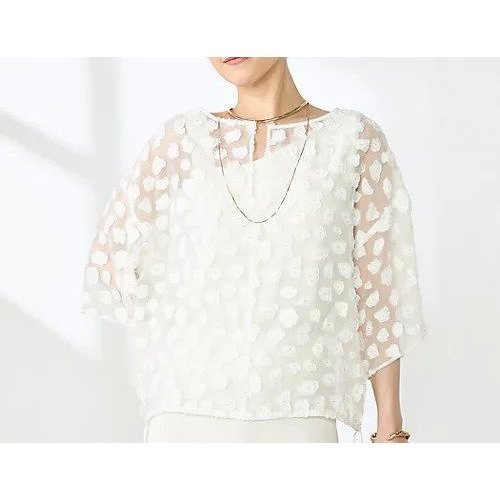 【ノーリーズ/NOLLEY'S】のKIRYU花柄ジャガードTブラウス インテリア・キッズ・メンズ・レディースファッション・服の通販 founy(ファニー) https://founy.com/ ファッション Fashion レディースファッション WOMEN トップス・カットソー Tops/Tshirt シャツ/ブラウス Shirts/Blouses 花柄・フラワープリント・モチーフ Flower Patterns 2025年 2025 2025春夏・S/S Ss,Spring/Summer,2025 カットジャガード Cut Jacquard ドローコード Draw Cord 人気 Popularity 定番 Standard |ID: prp329100004393785 ipo3291000000031711918