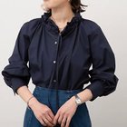 【ノーリーズ/NOLLEY'S】の衿フリルリボンブラウス ネイビー|ID: prp329100004393792 ipo3291000000031712206