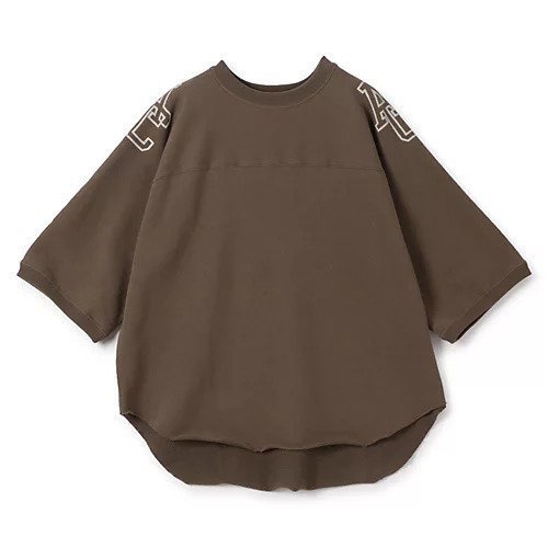 【アメリカーナ/Americana】のフットボール SWEAT SHIRTS インテリア・キッズ・メンズ・レディースファッション・服の通販 founy(ファニー) 　ファッション　Fashion　レディースファッション　WOMEN　トップス・カットソー　Tops/Tshirt　シャツ/ブラウス　Shirts/Blouses　パーカ　Sweats　ロング / Tシャツ　T-Shirts　スウェット　Sweat　ダウン　Down　パターン　Pattern　洗える　Washable　ブラウン|ID: prp329100004393811 ipo3291000000030720238