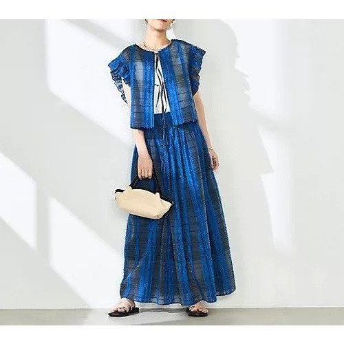 【ノーリーズ/NOLLEY'S】の《セットアップ対応》KIRYUチェック柄カットジャガードスカート 人気、トレンドファッション・服の通販 founy(ファニー) 　ファッション　Fashion　レディースファッション　WOMEN　セットアップ　Setup　スカート　Skirt　2025年　2025　2025春夏・S/S　Ss,Spring/Summer,2025　カットジャガード　Cut Jacquard　シンプル　Simple　セットアップ　Set Up　チェック　Check　人気　Popularity　定番　Standard　other-2|ID: prp329100004393818 ipo3291000000031961793